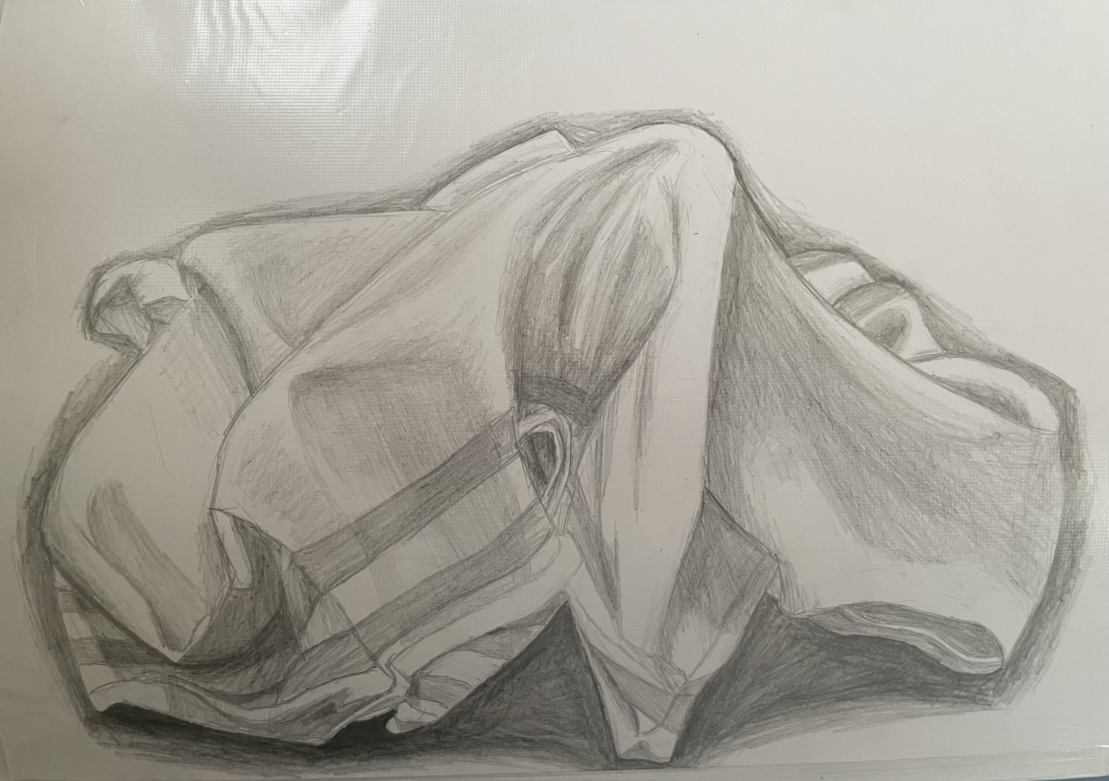 Drapéria IV — ceruzková štúdia